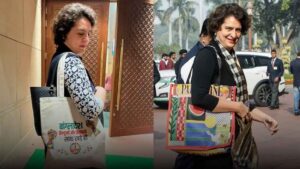प्रियंका गांधी पर विवाद: पलेस्टाइन बैग से लेकर बांग्लादेशी हिंदू मुद्दे तक बीजेपी का हमला प्रियंका गांधी पर विवाद: पलेस्टाइन बैग से लेकर बांग्लादेशी हिंदू मुद्दे तक बीजेपी का हमला